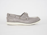 Womens Timberland Lakeville A1GDQ Grey Suede Slip On Boat Shoes - London Top Style